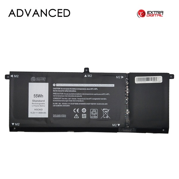Dell H5CKD kannettavan tietokoneen akku 3600mAh, Extra Digital Advanced