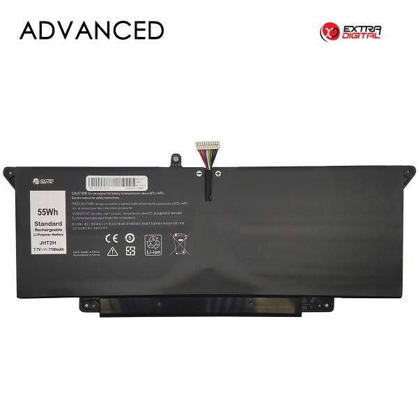 Kannettavan akku Dell JHT2H, 7100 mAh, Extra Digital Advanced