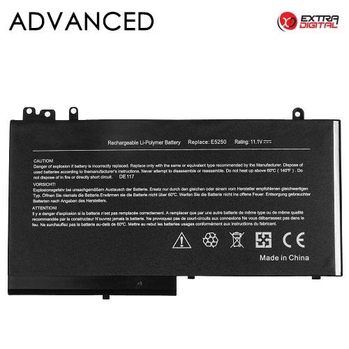 Kannettavan tietokoneen akku DELL RYXXH, 3600 mAh, Extra Digital Advanced