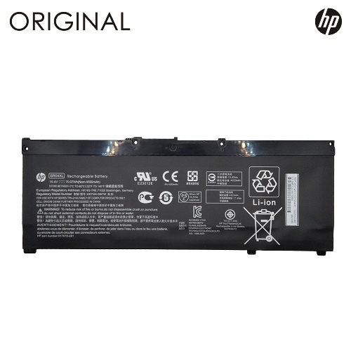 Kannettavan tietokoneen akku HP SR04XL, 4550 mAh, alkuperäinen