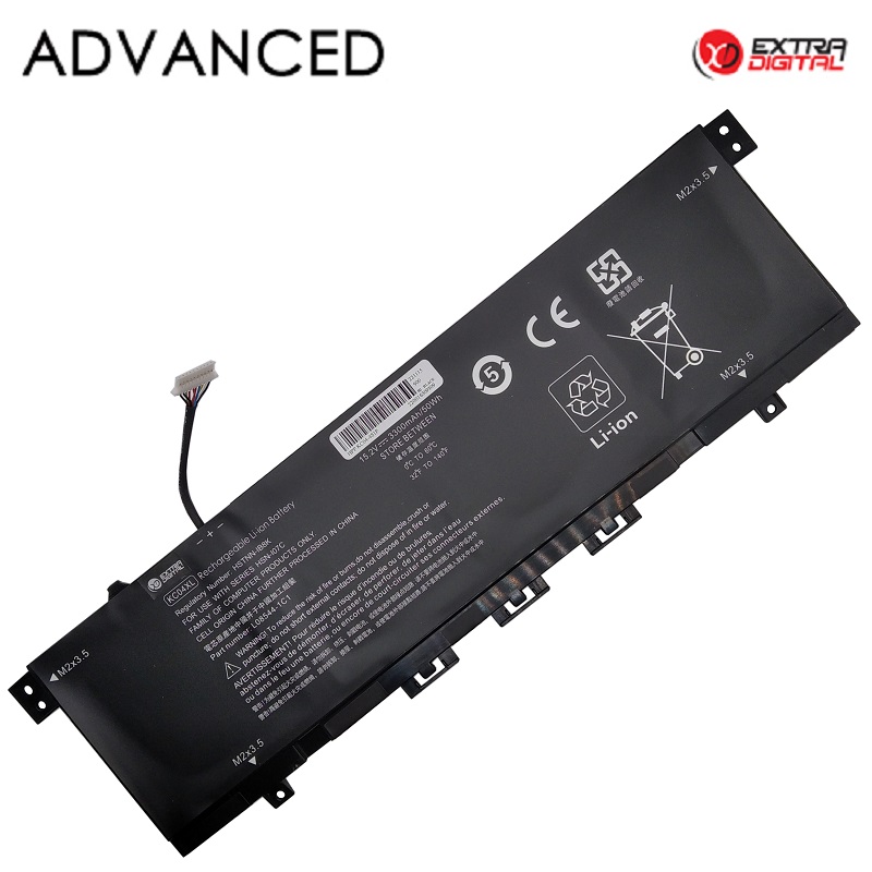 Kannettavan tietokoneen akku HP KC04XL, 3300 mAh, Extra Digital Advanced