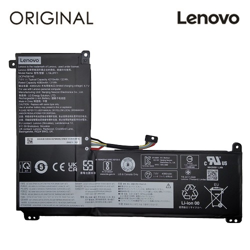 Kannettavan tietokoneen akku LENOVO L19M2PF1, 4080 mAh, alkuperäinen