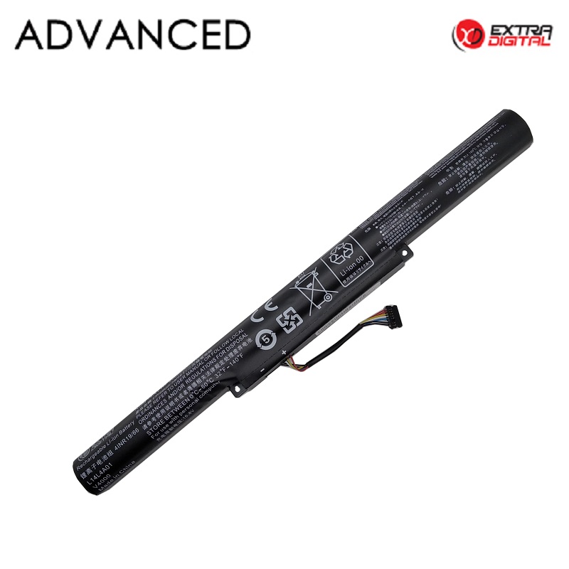 Kannettavan tietokoneen akku LENOVO L14L4A01, 2600 mAh, Extra Digital Advanced