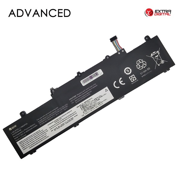 Kannettavan tietokoneen akku LENOVO L19C3PD5, 4650mAh, Extra Digital Advanced
