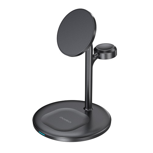MagSafe langaton magneettinen latausteline CHOETECH, 15W, 3-in-1