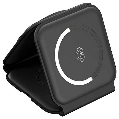 Langaton magneettinen latausteline CHOETECH, 15W, 3-in-1