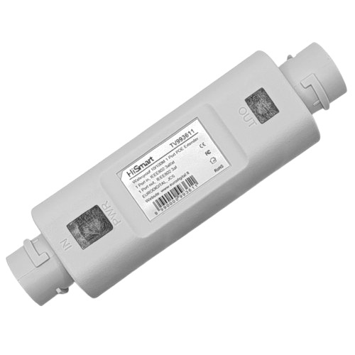Waterproof PoE extender, 10/100 Mb/s, 100 m, IP66
