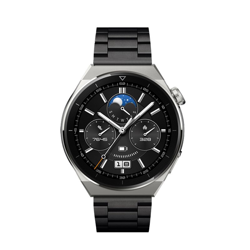 Hihna Samsung Galaxy Watch:lle Forcell F-Design FS06 teräslukko 20 mm musta