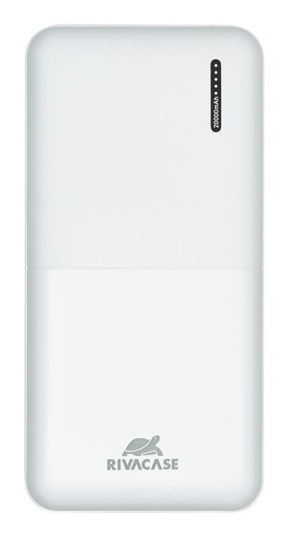 USB-varavirtalähde 20000 mAh, VA2572, valkoinen, RIVACASE