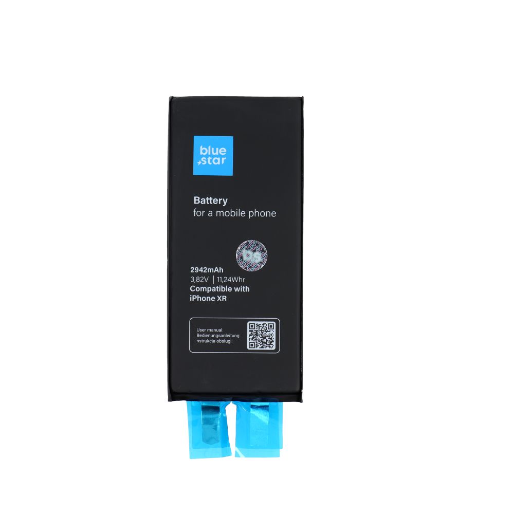 Akku ilman BMS:aa iPhone XR:lle 2942 mAh Blue Star HQ