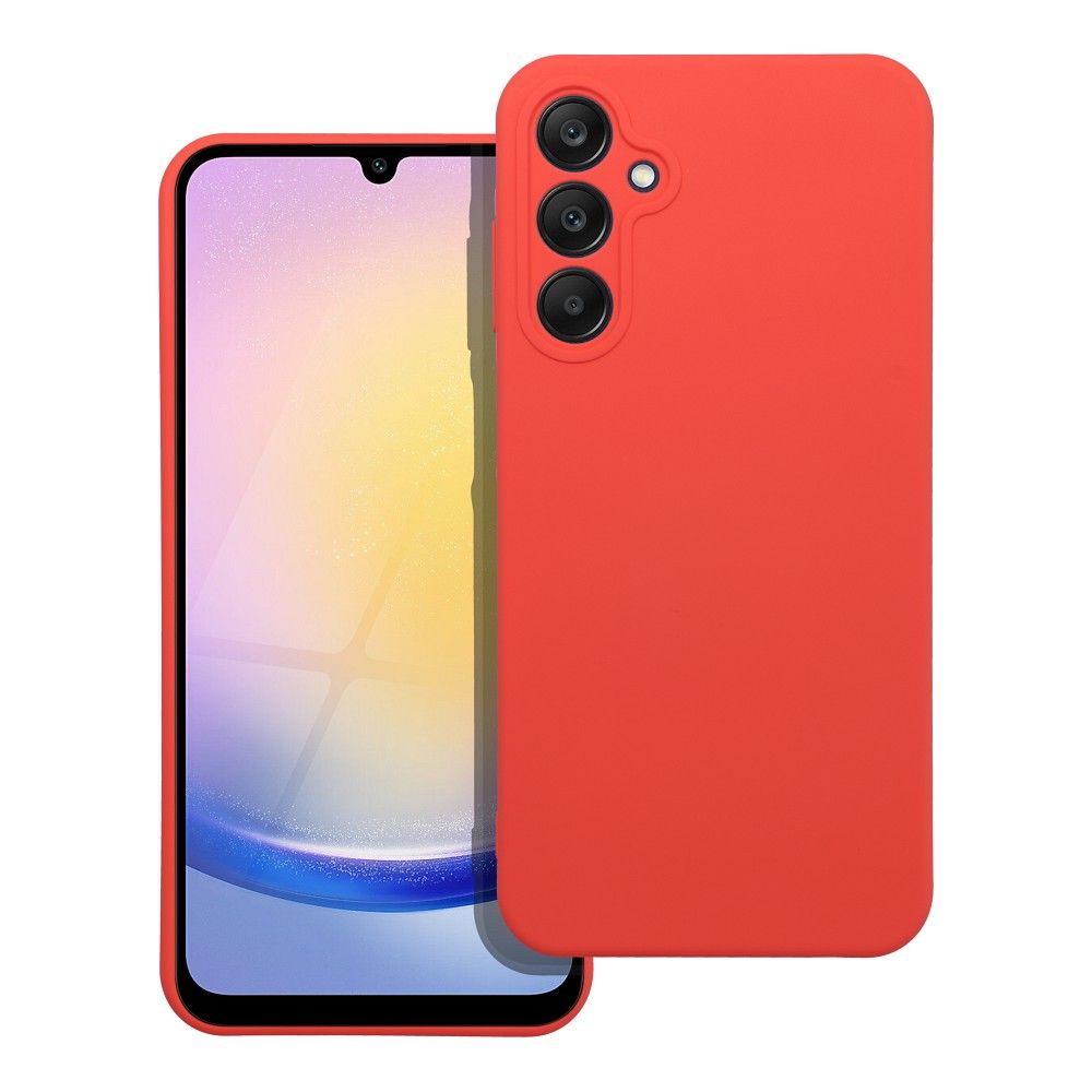 Silikoninen suojakuori Samsung A25 5G persikka