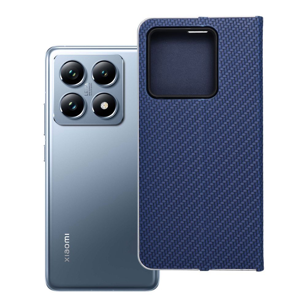 Flip case for Xiaomi 14T Luna Book Carbon blue
