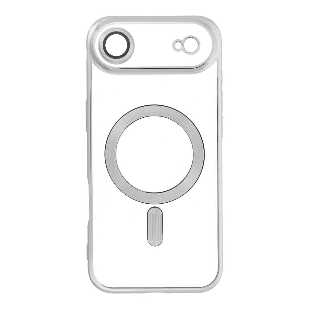 Suojakuori iPhone 17 AIR Electro Mag Cover MagSafe-yhteensopiva hopeinen