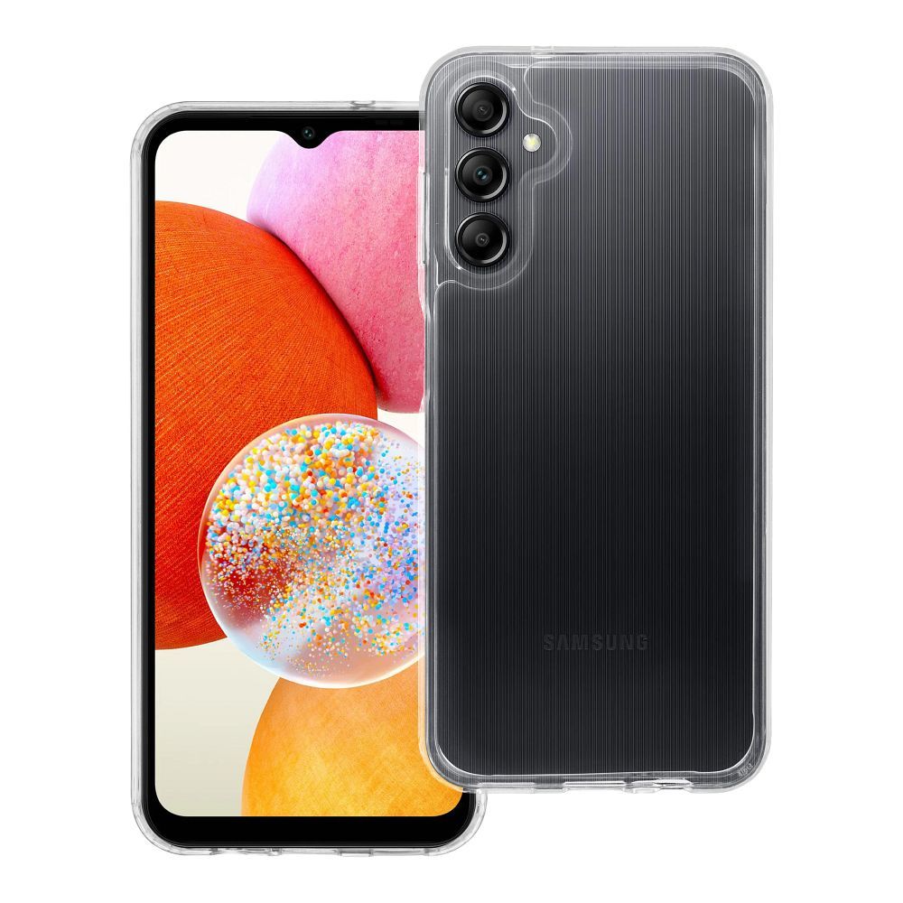 Suojakuori Samsung A14 4G:lle Super Clear Hybrid läpinäkyvä