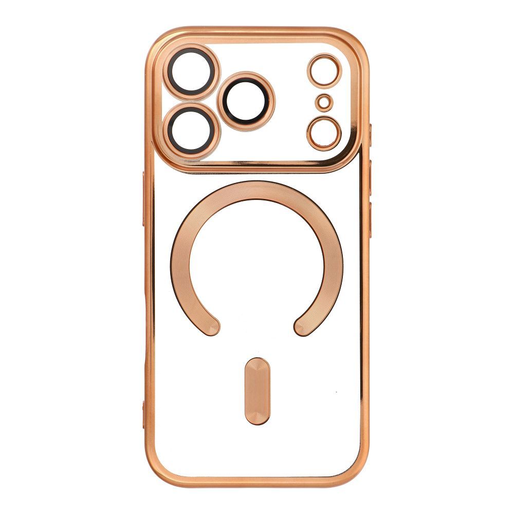 Suojakuori iPhone 17 PRO:lle Electro Mag Cover yhteensopiva MagSafen kanssa kultainen