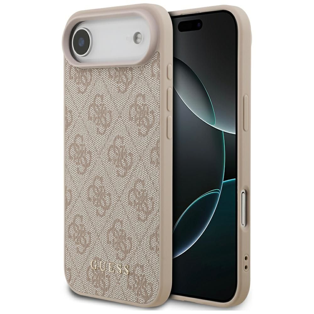 Guess Suojakuori iPhone 17 Air:lle GUHCP17MG4GFPI (PU 4G Classic) Vaaleanpunainen