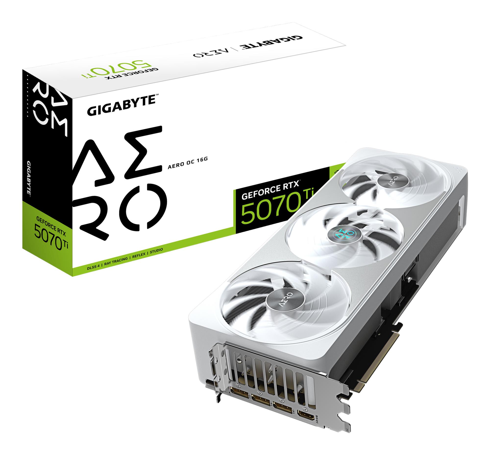 Näytönohjain Gigabyte NVIDIA GeForce RTX 5070 Ti 16GB GDDR7 256-bit PCIe 5.0