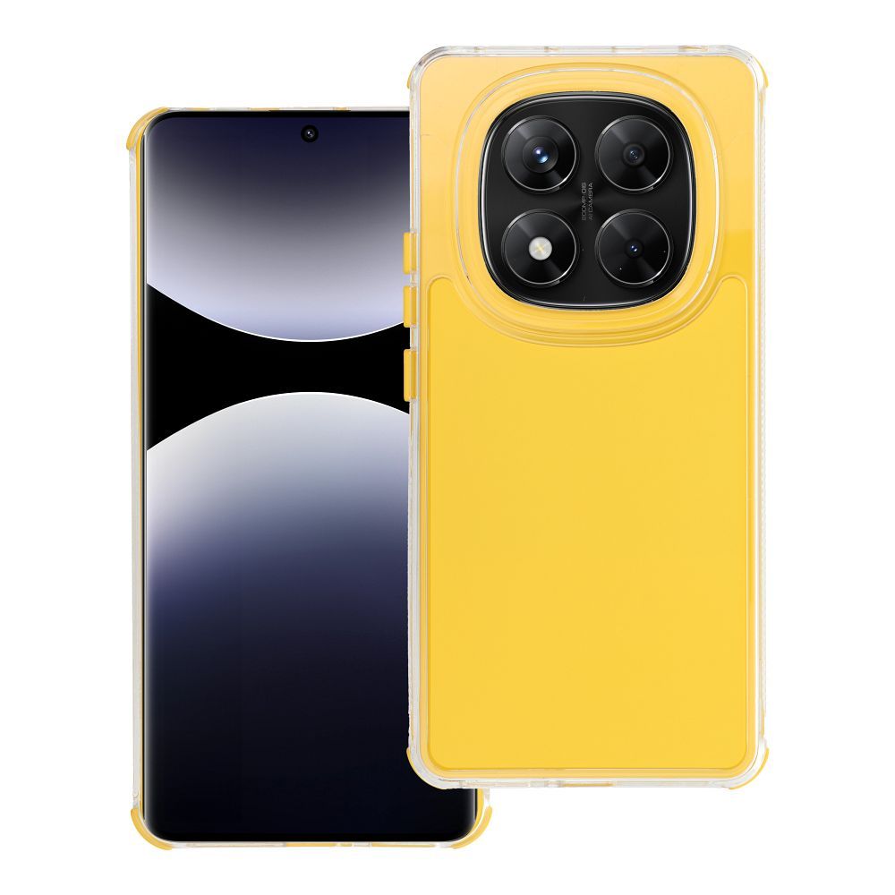 Matrix Suojakuori Xiaomi Redmi Note 14 PRO 4G:lle keltainen
