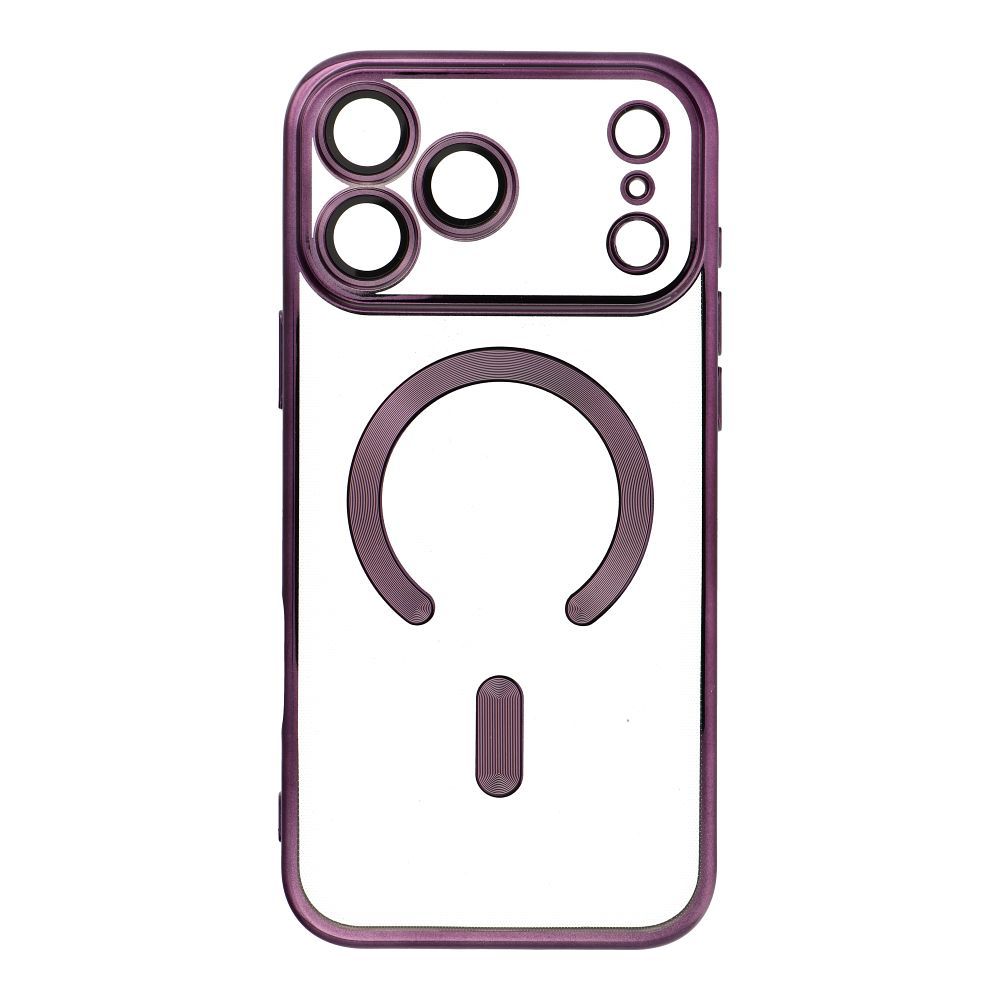 Suojakuori iPhone 17 PRO MAX:lle Electro Mag Cover yhteensopiva MagSafen kanssa violetti