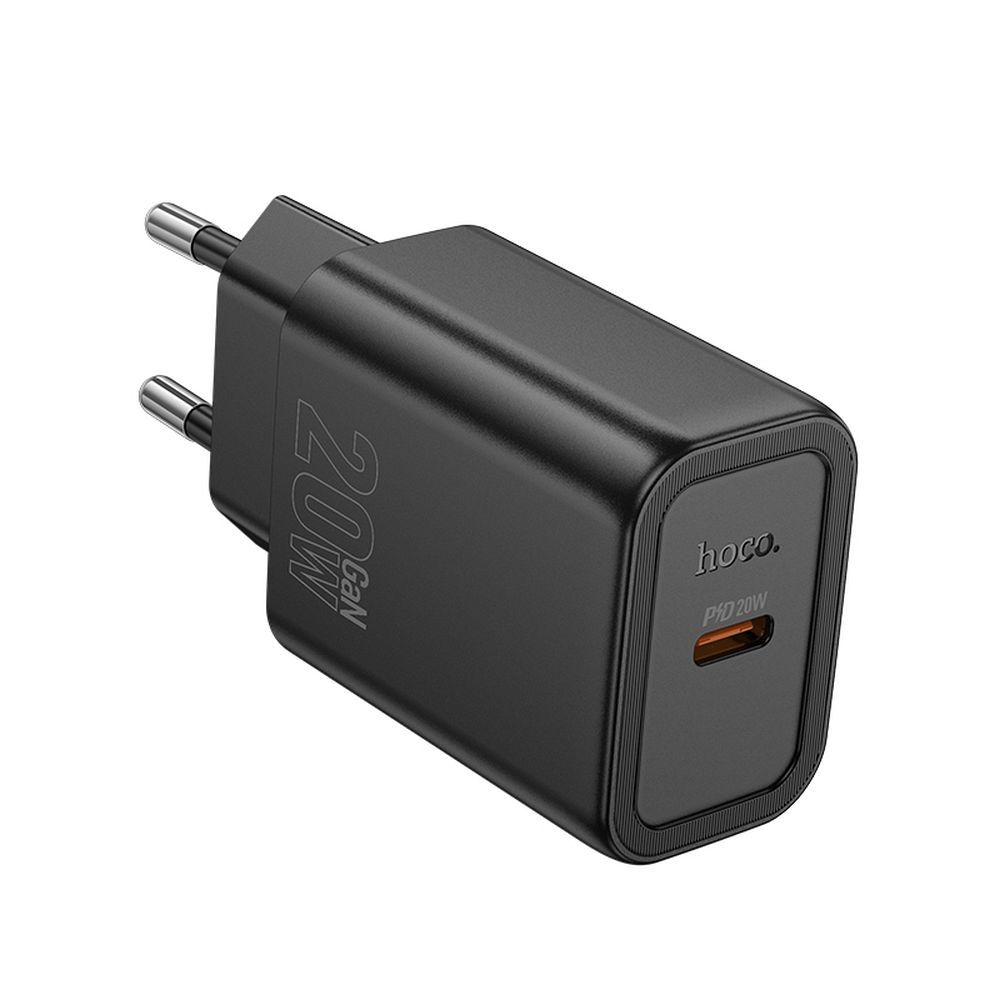 Laturi Hoco USB-C QC PD 20W N60 musta