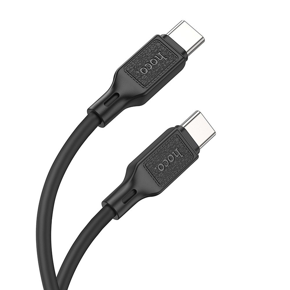 Hoco USB-C - USB-C -kaapeli 3A 60W 1 m X90 musta