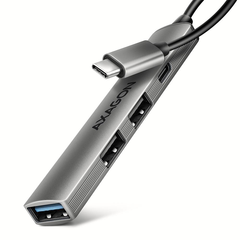 I/O-keskitin USB 3.2 4-porttinen 0.12m HUE-STC Axagon