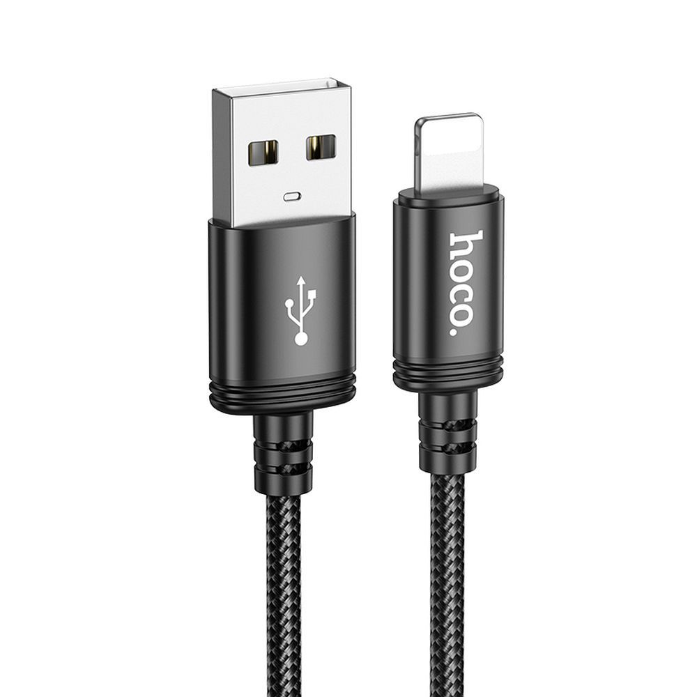 Hoco USB-A - Lightning -kaapeli 2,4A 2 m X89 - musta