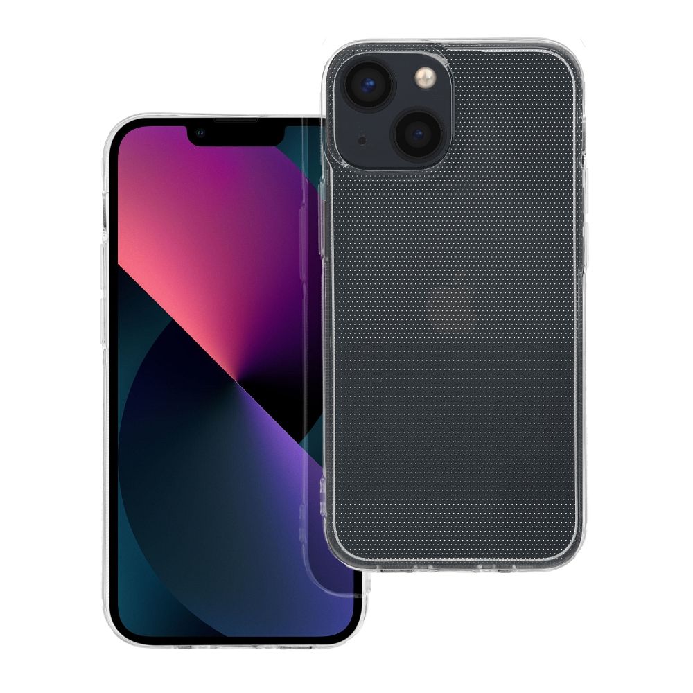 Läpinäkyvä Suojakuori iPhone 13 MINI:lle 2 mm