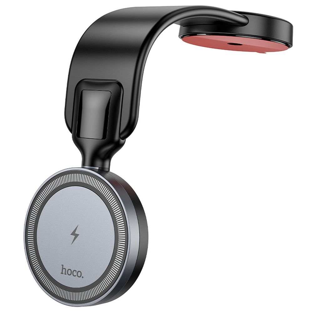 Langaton auton laturi-teline Hoco (HW29) (MagSafe 15W) kiinnitys konsoliin/ikkunaan musta