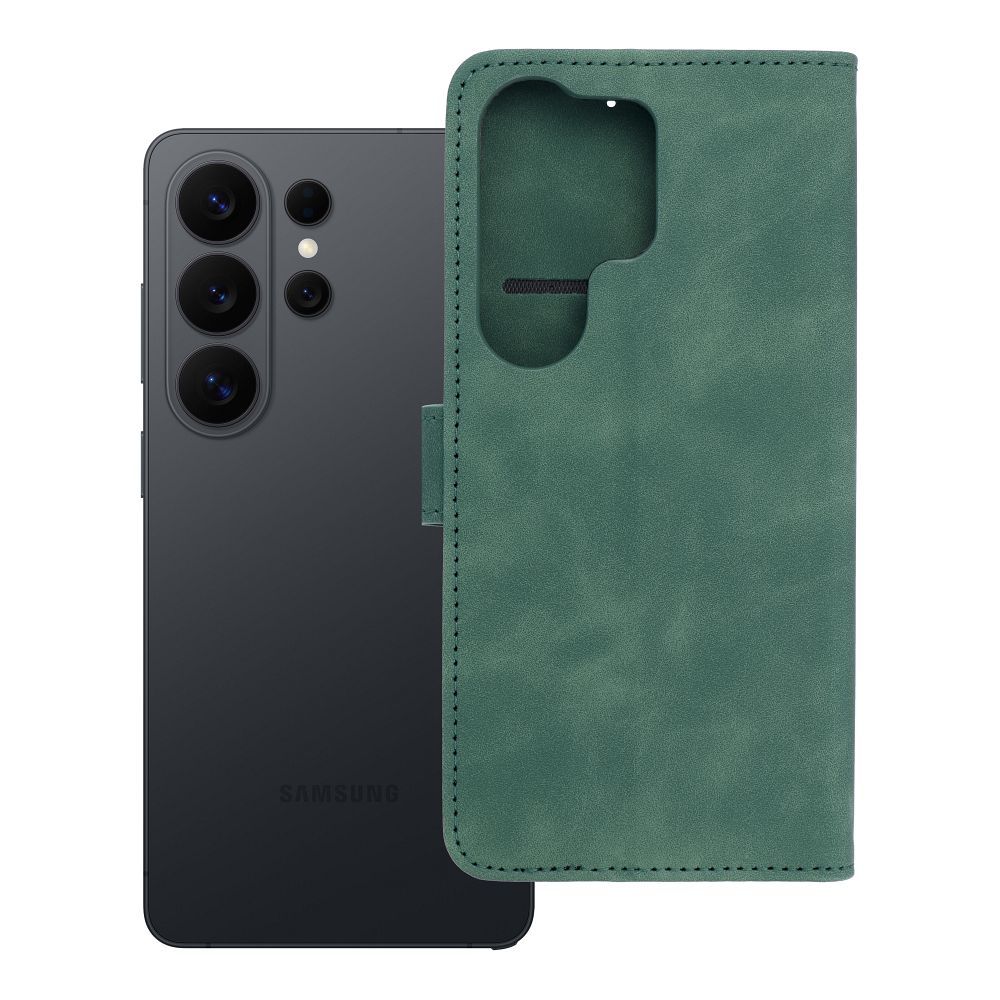 TENDER kirjamallinen kotelo puhelimelle SAMSUNG S26 Ultra vihreä