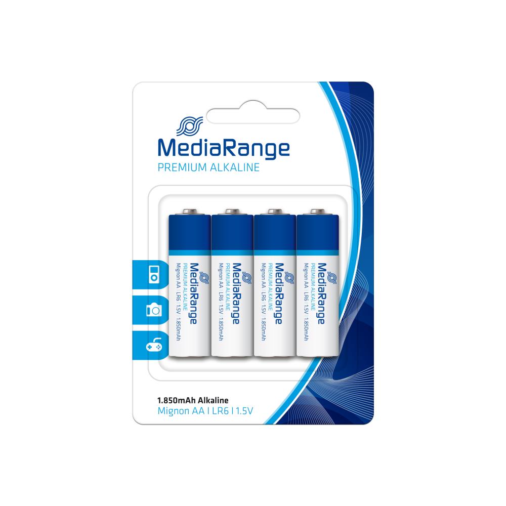 Alkaliparisto AA 1.5V/4 kpl MRBAT104 MEDIARANGE