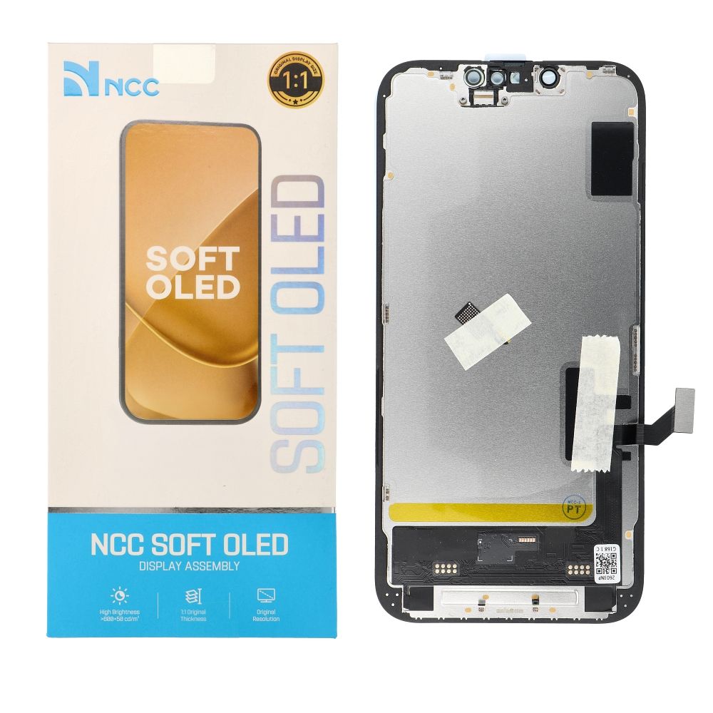 NCC LCD-näyttö iPhone 16e:lle Soft OLED (tukee IC-siirtoa)