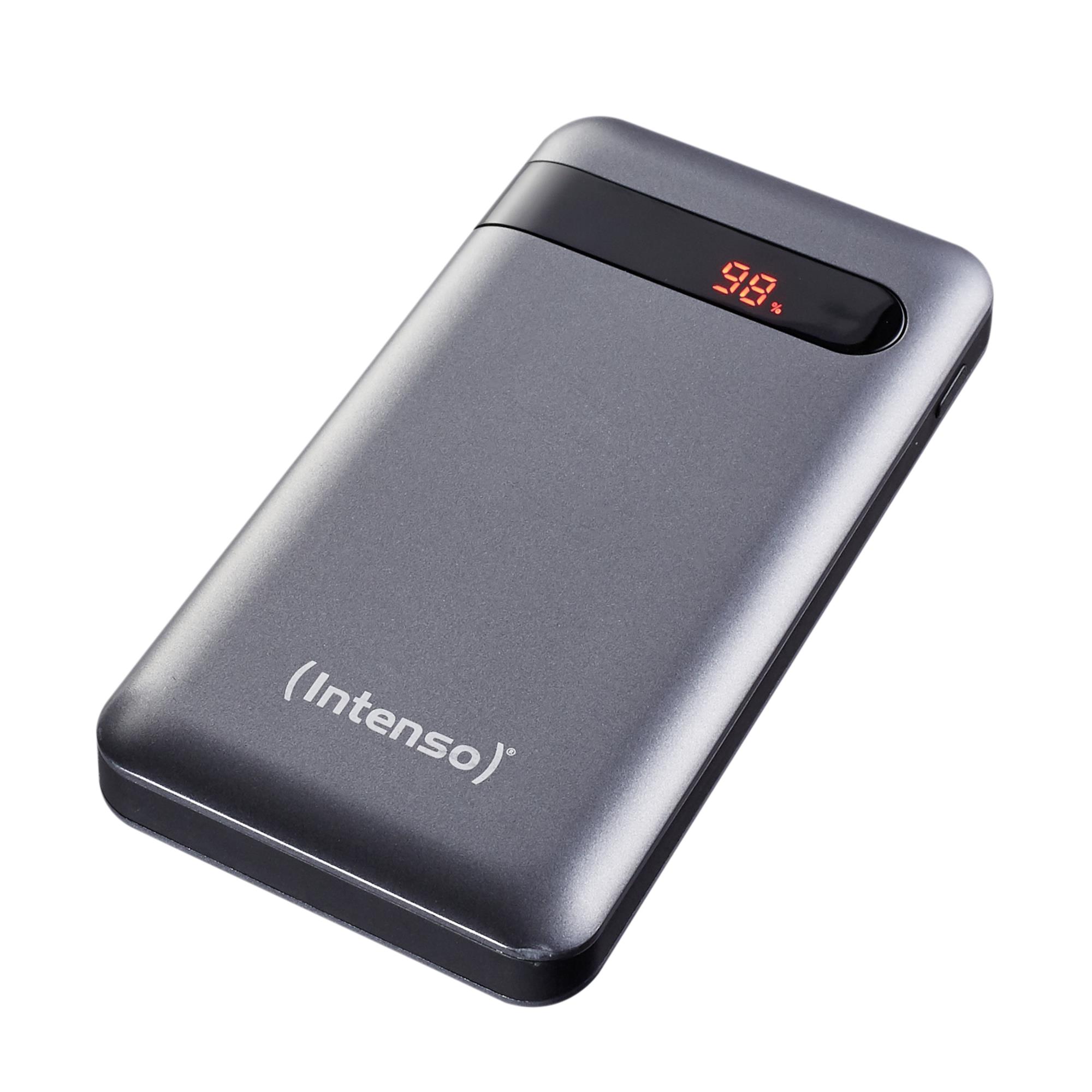Varavirtalähde USB 10000mAh QC3.0 antrasiitti PD10000 Intenso
