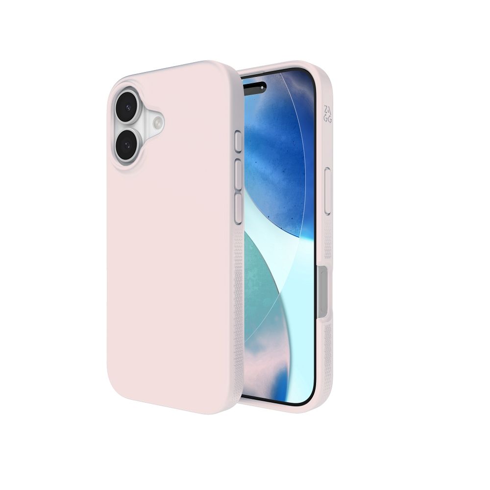 ZAGG suojakuori MANHATTAN SNAP MagSafe-yhteensopiva iPhone 17:lle pink blush