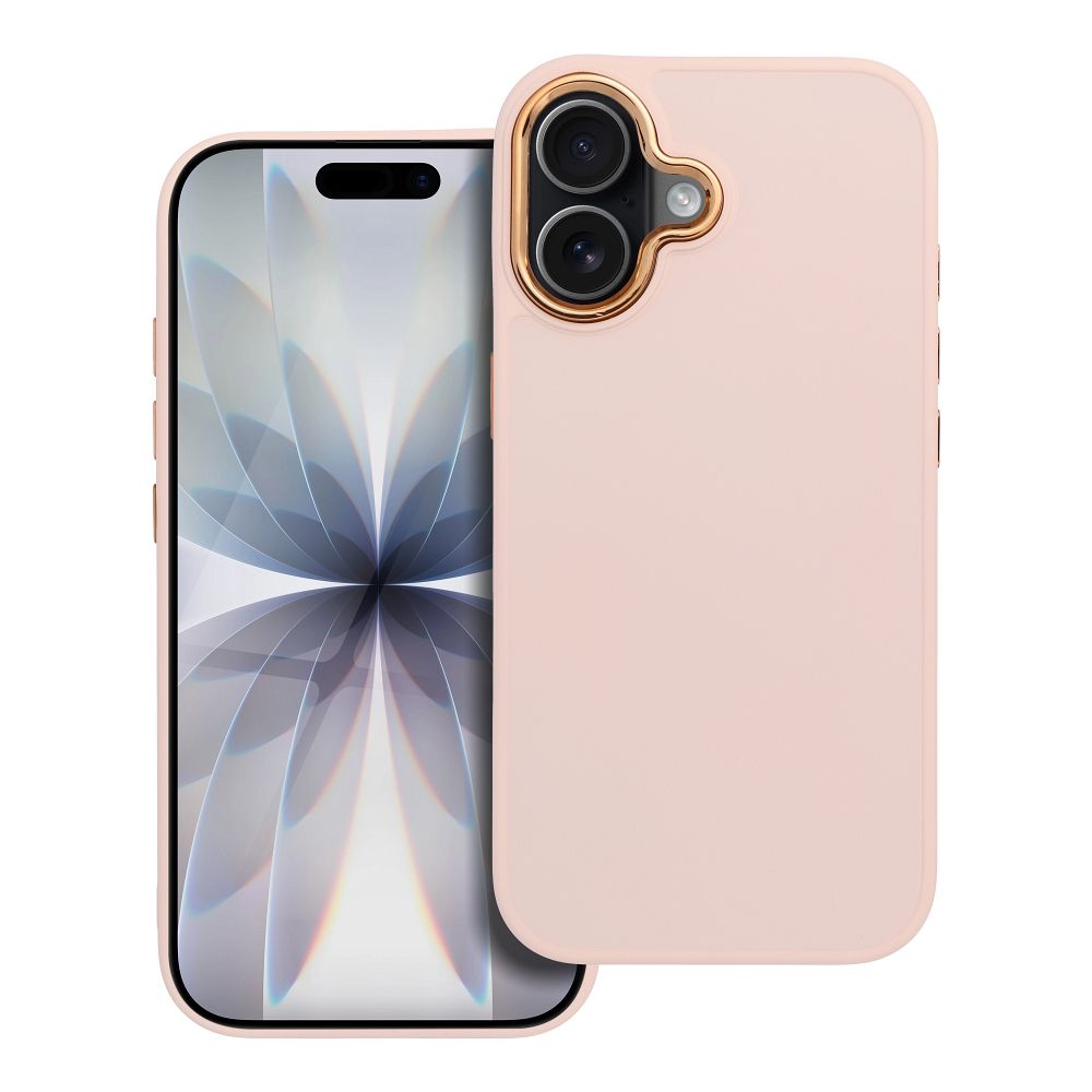 Suojakuori iPhone 17:lle Frame vaaleanpunainen