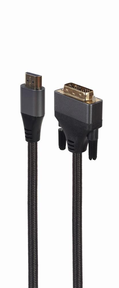 Gembird CC-HDMI-DVI-4K-6 HDMI - DVI -kaapeli, 1,8 m