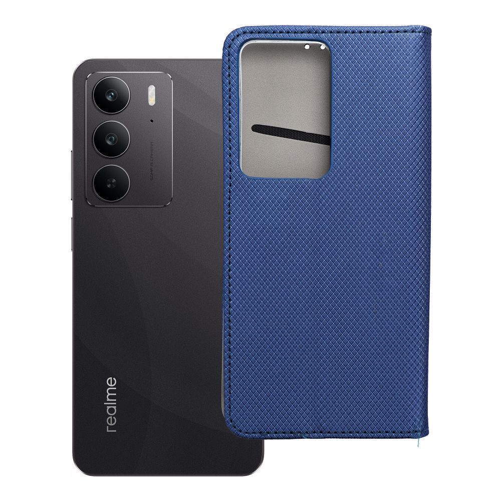 SMART CASE kirjakotelo puhelimelle REALME C75 tummansininen