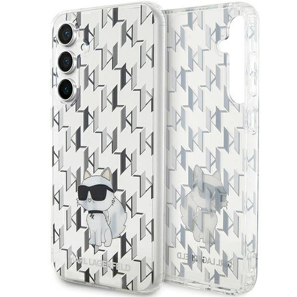 Karl Lagerfeld Monogram Suojakuori Samsung Galaxy S23 FE:lle - läpinäkyvä