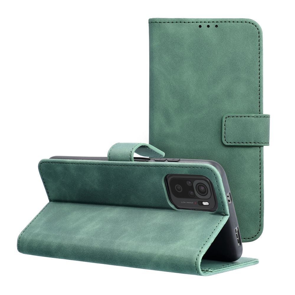 Läppäsuojakuori Xiaomi Redmi NOTE 11 / 11S:lle Tender Book vihreä