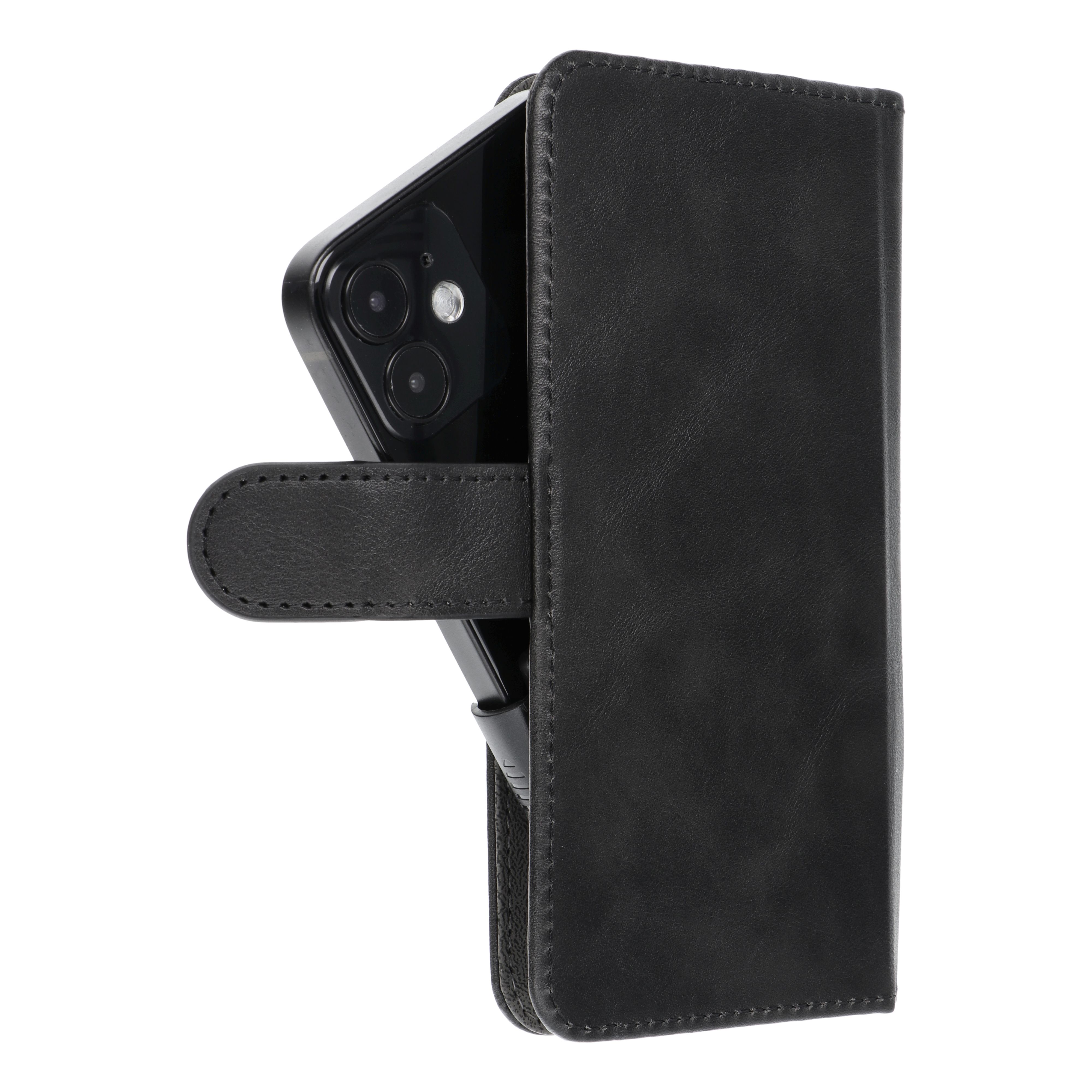 Läppäsuojakuori iPhone 12 / 13 / Samsung S6 / A5 2016 / Xcover 4 / S22 / Huawei P8 2017:lle Common Book koko S musta