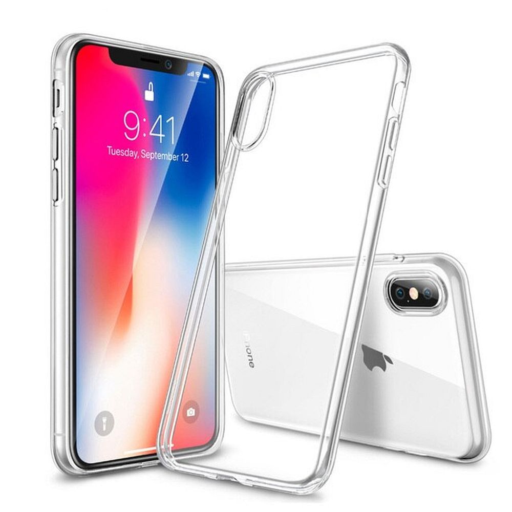 Suojakuori iPhone XS MAX:lle - kirkas 2 mm Box läpinäkyvä