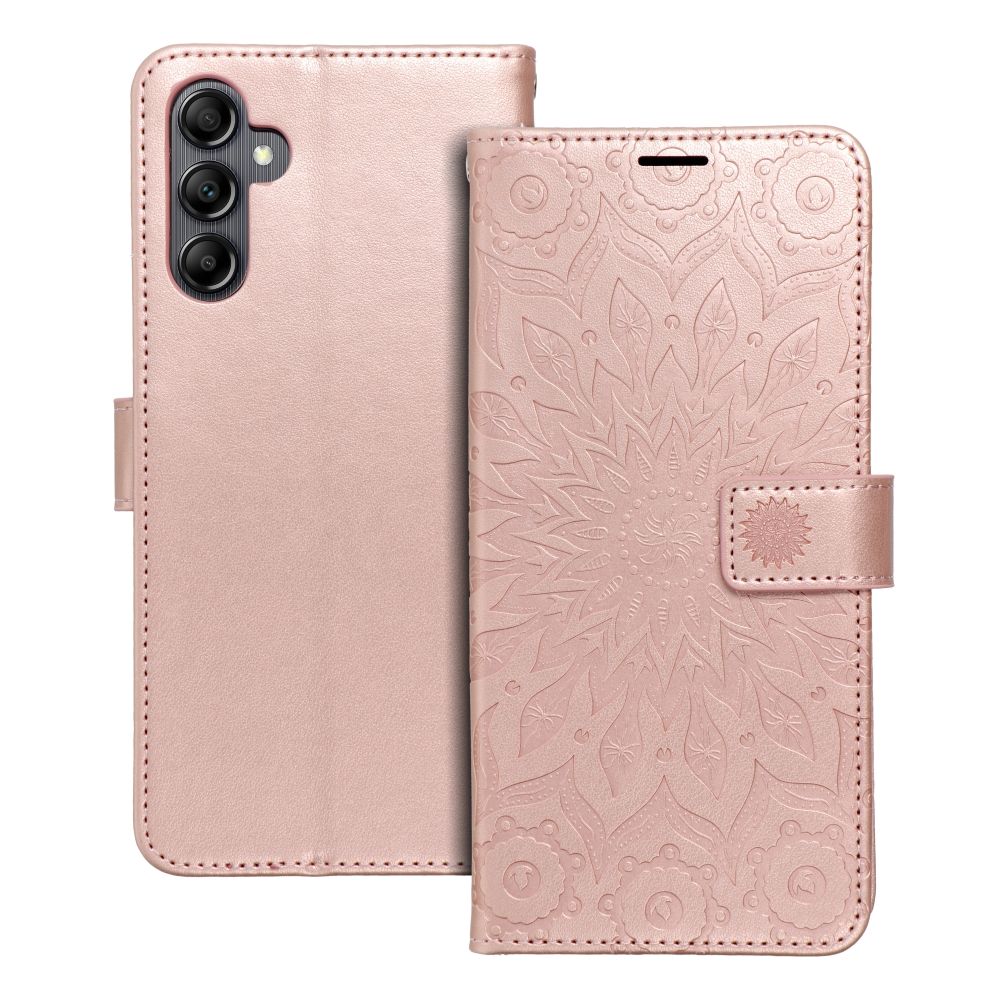 MEZZO lompakkokotelo SAMSUNG A14 4G / A14 5G mandala-kuvio, ruusukulta