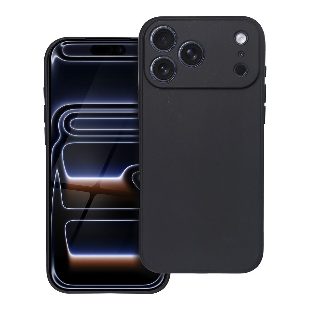 Matt musta Suojakuori iPhone 17 PRO MAX:lle