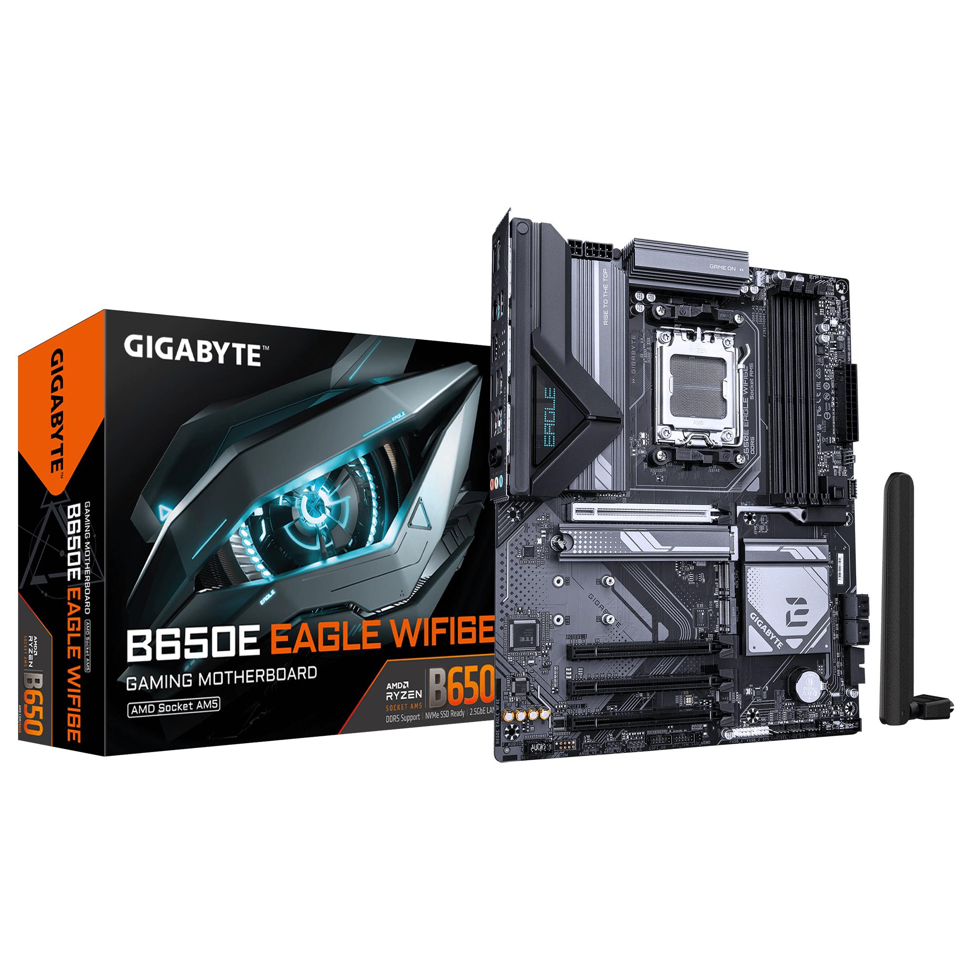 Emolevy GIGABYTE AMD B650E SAM5 ATX DDR5 4 paikkaa Wi-Fi 6E