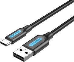 USB-C –USB 2.0 -kaapeli/0.5M musta COKBD VENTION