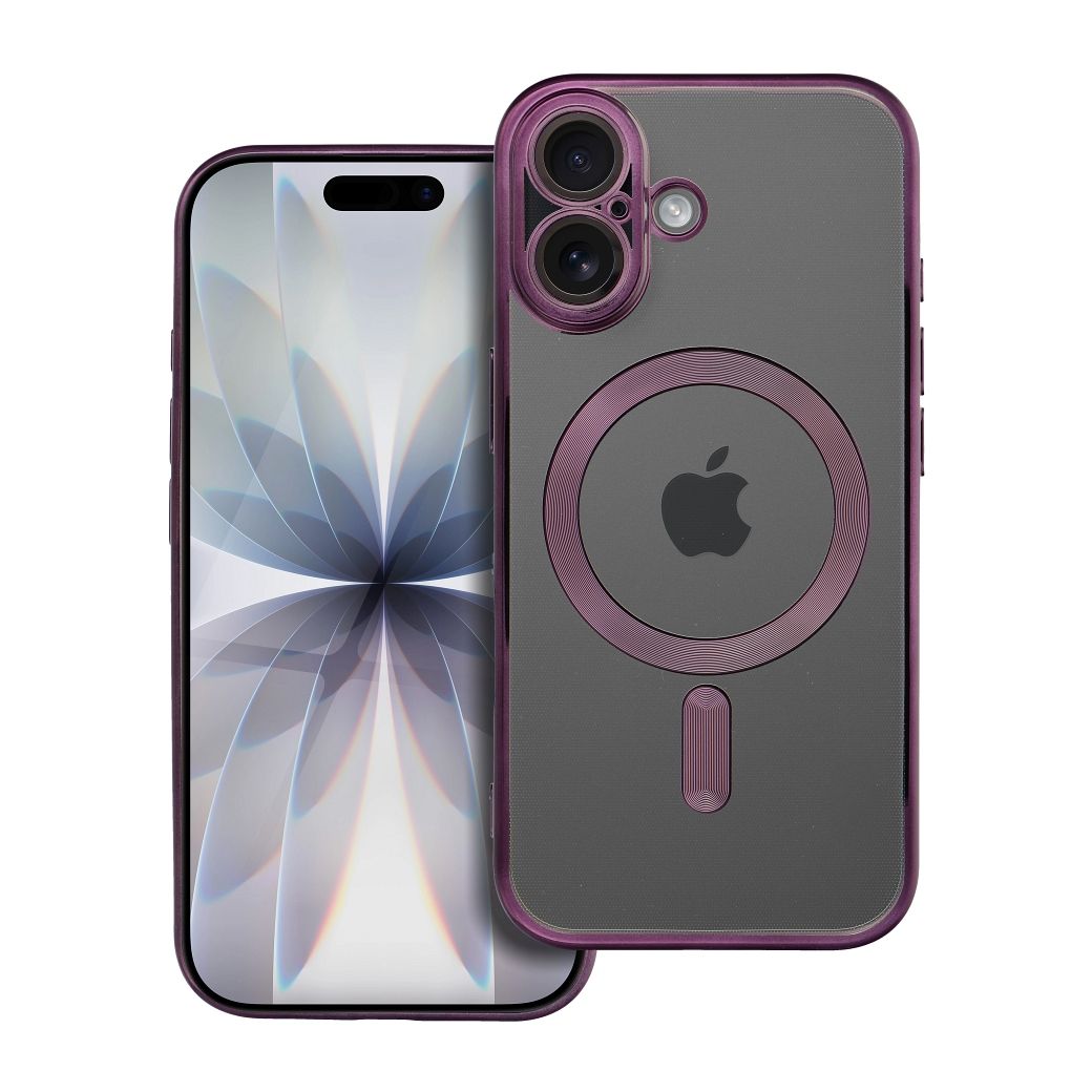 Suojakuori iPhone 17 Electro Mag Cover MagSafe-yhteensopiva violetti