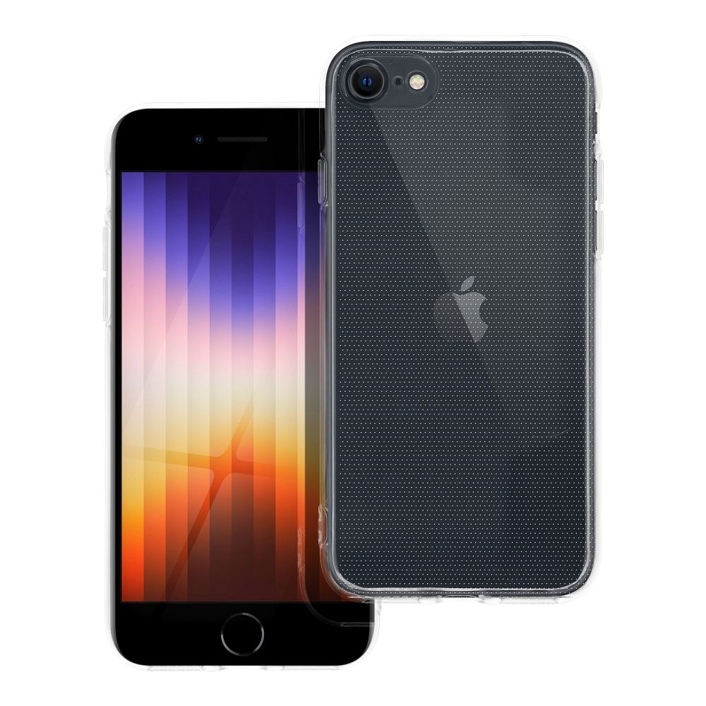 Läpinäkyvä Suojakuori iPhone 7 / 8 / SE 2020 / SE 2022:lle 2 mm (kameransuoja)