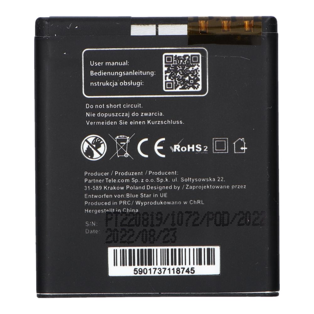 Akku Nokia N95 / N93i / E65:lle 1100 mAh Blue Star Premium