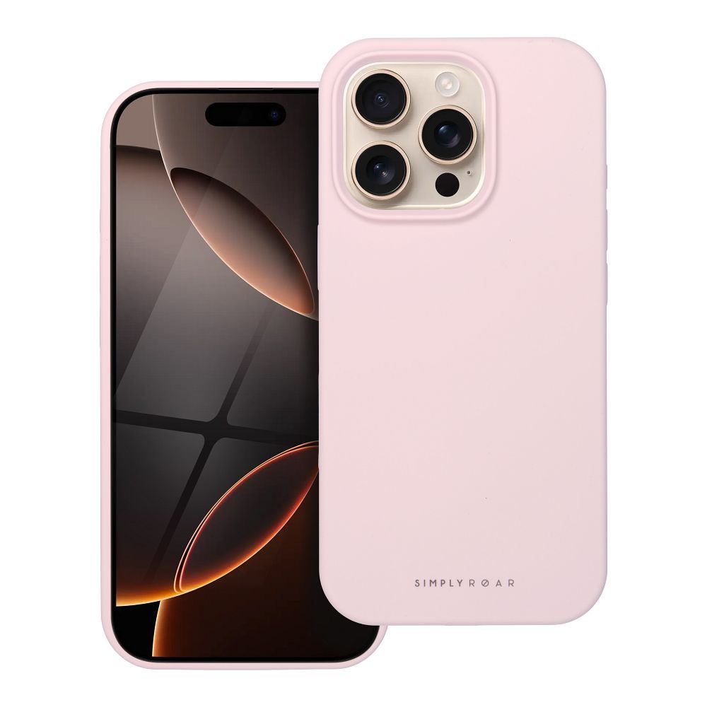 ROAR CLOUD SKIN -suojakuori iPhone 16 Pro - vaaleanpunainen