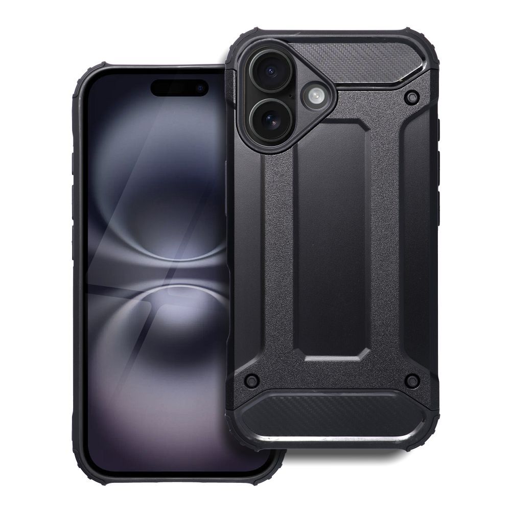 ARMOR-suojakuori iPhone 16, musta